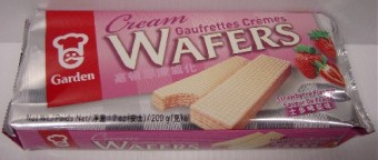 Garden Strawberry Cream Wafer